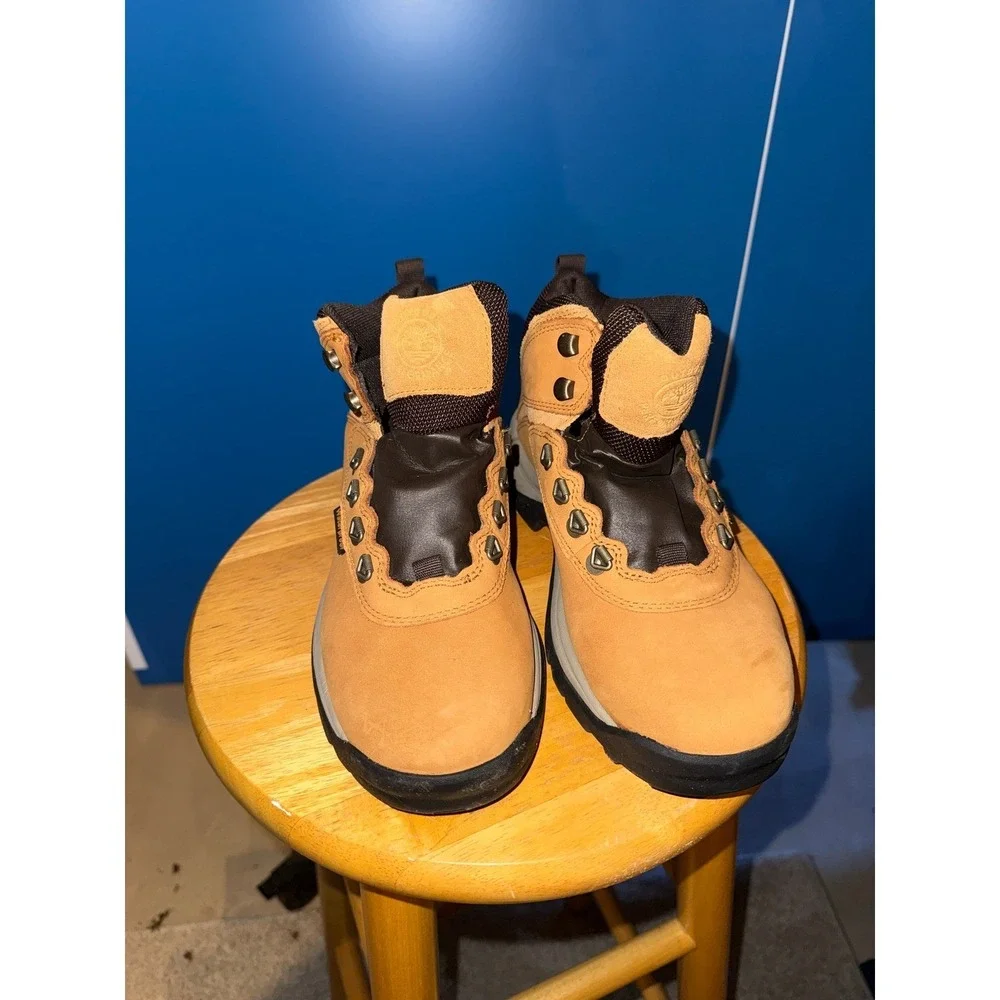 Timberland White Ledge Mid Waterproof Hiking‎ Boots Wheat Brown TB11412 7W Mens